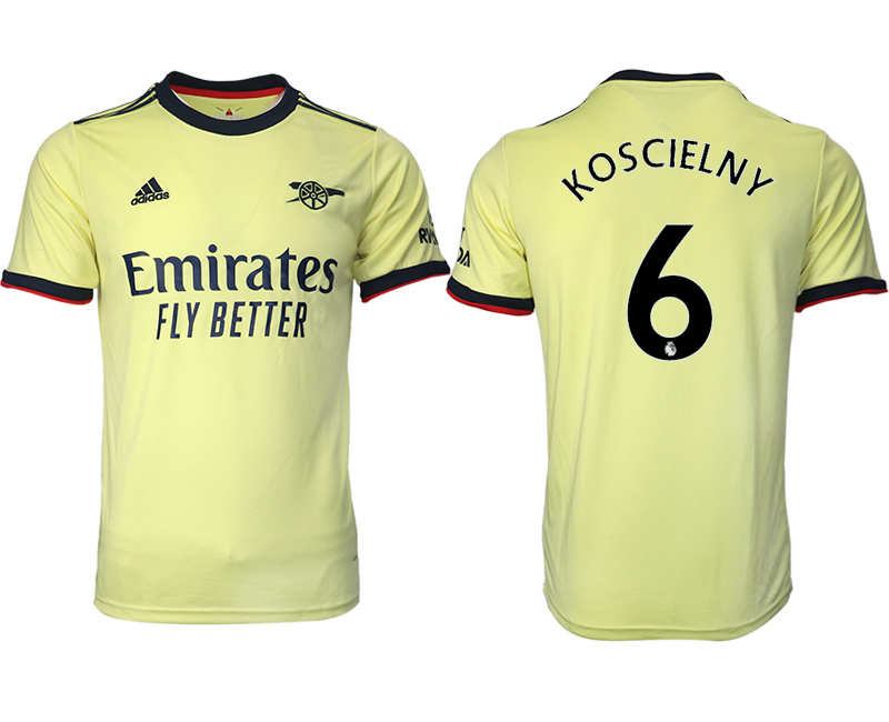 Men 2021-2022 Club Arsenal away aaa version green #6 Soccer Jersey->arsenal jersey->Soccer Club Jersey